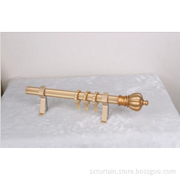 Golden Crown Metal Curtain Rod Decorative Rod